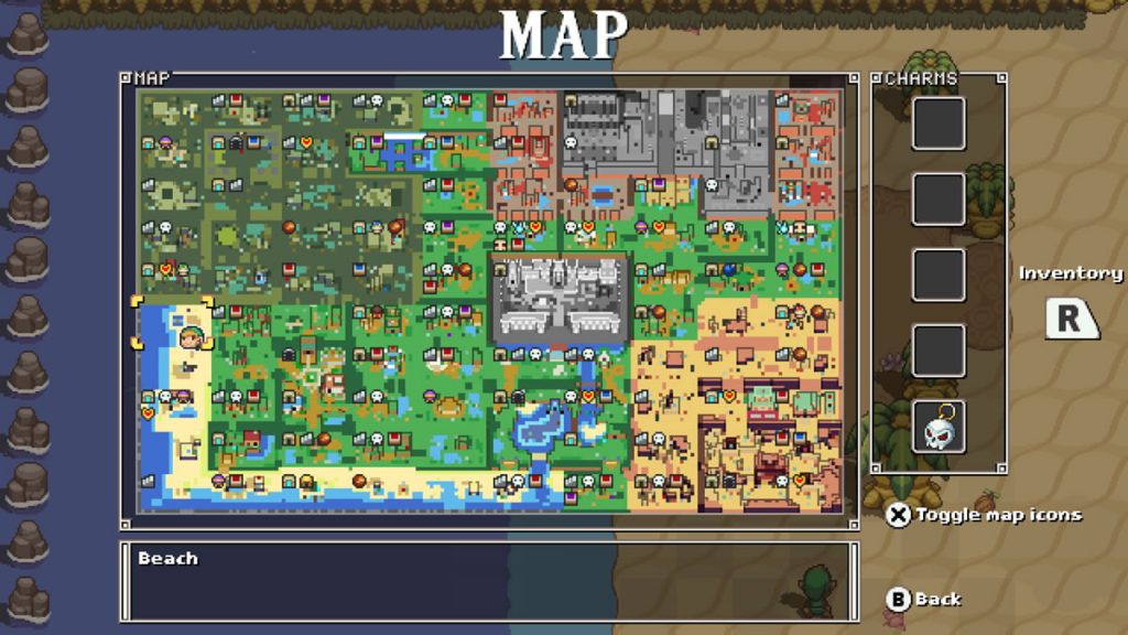 Cadence of Hyrule mapa