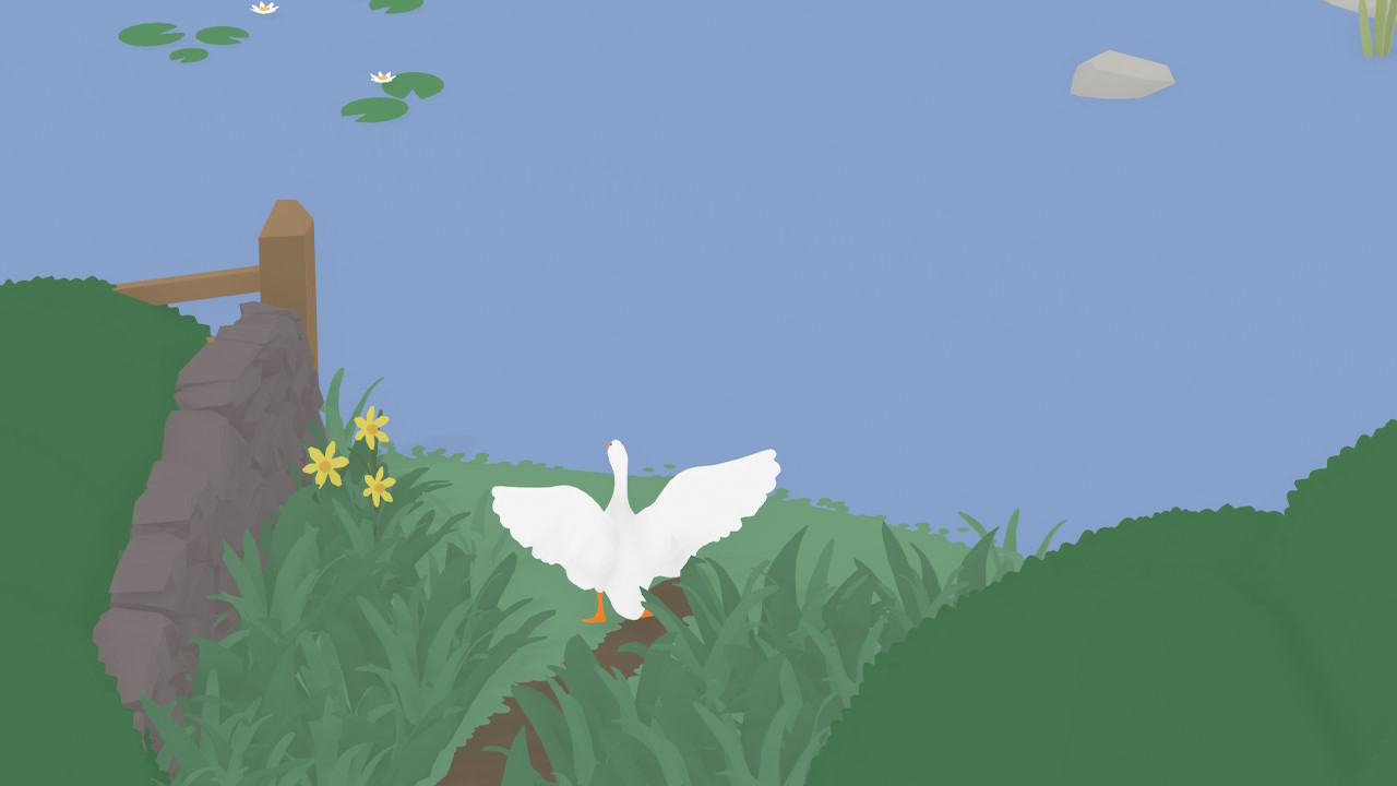 O ganso bagunceiro no jardim e o jardineiro atrapalhado - UNTITLED GOOSE  GAME 