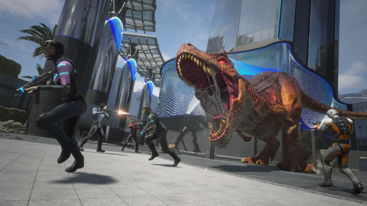 Exoprimal traz combate futurista contra dinossauros para PC e consoles